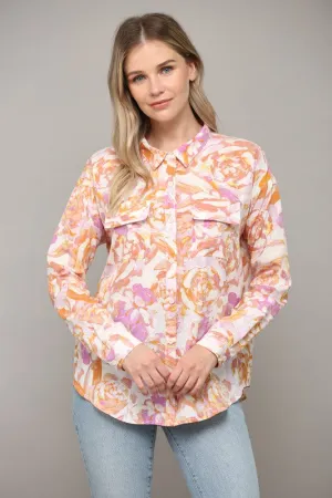 Abstract Print Blouse