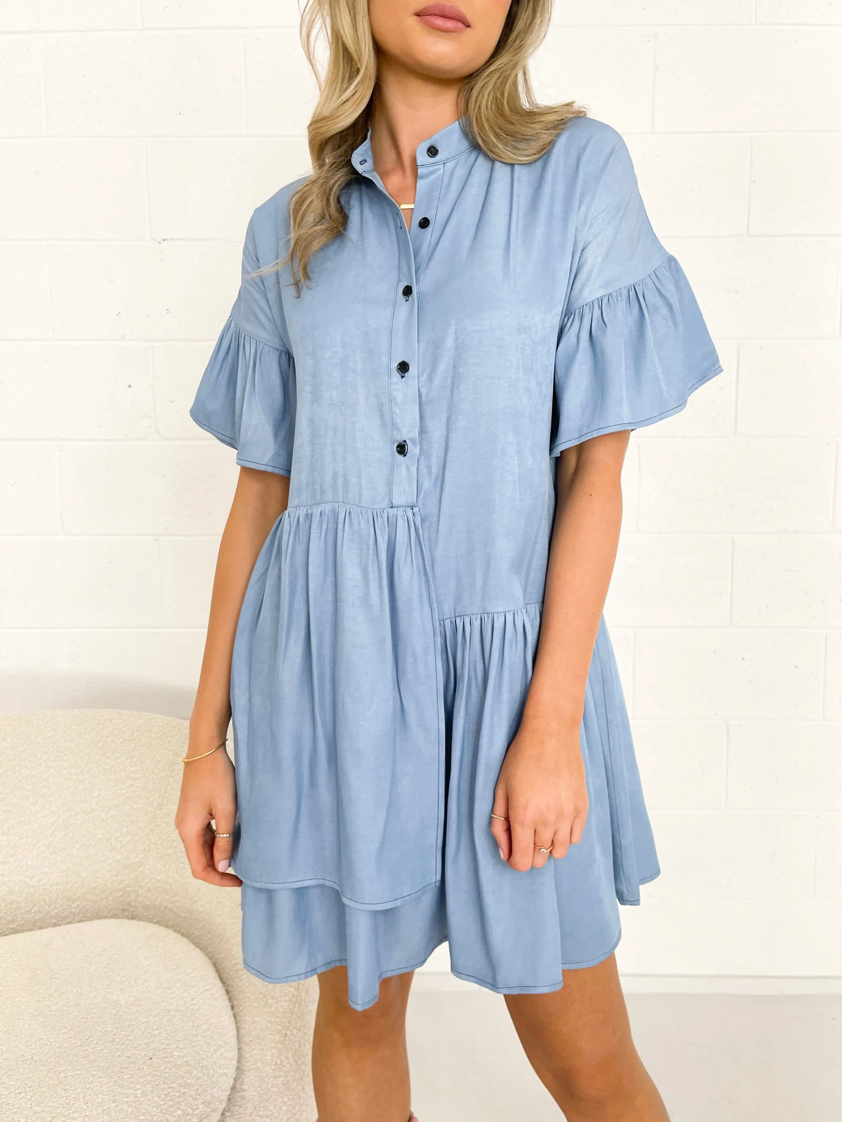 Alia Chambray Dress