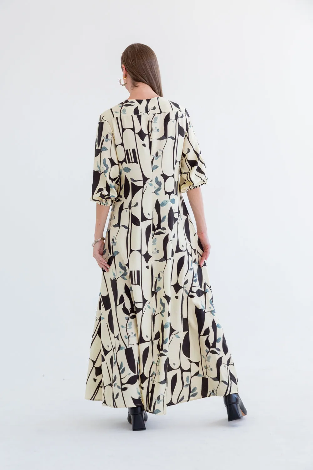 Arniston Dress Abstract Print