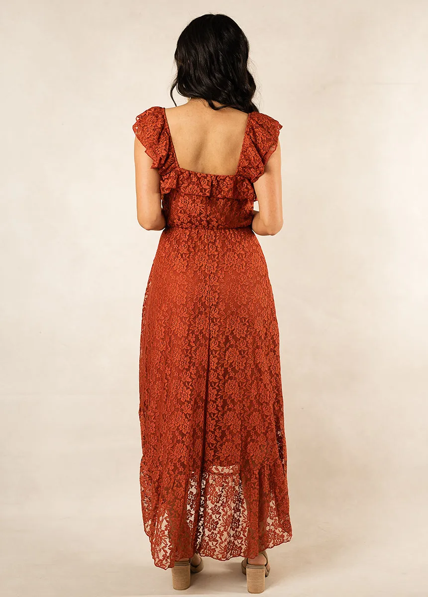 Bette Bridesmaid Dress in Rosewood