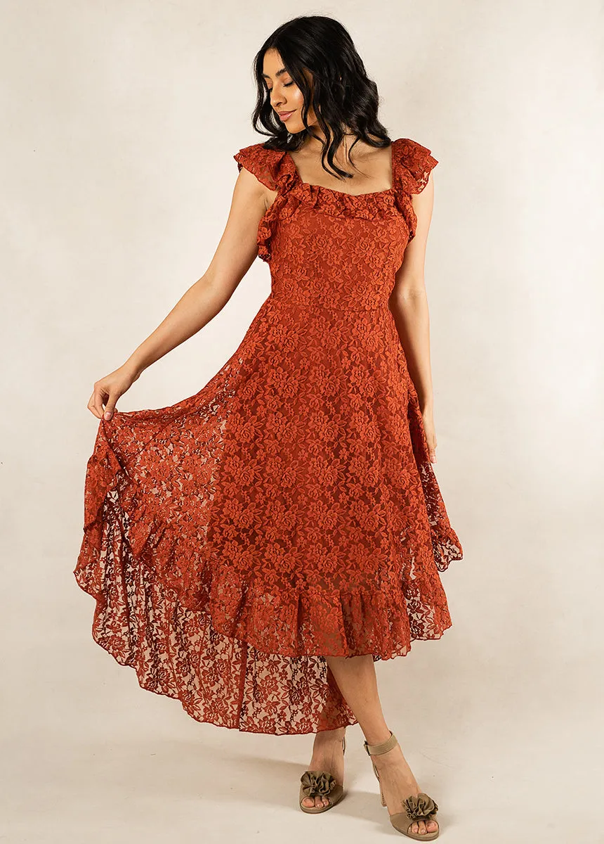 Bette Bridesmaid Dress in Rosewood