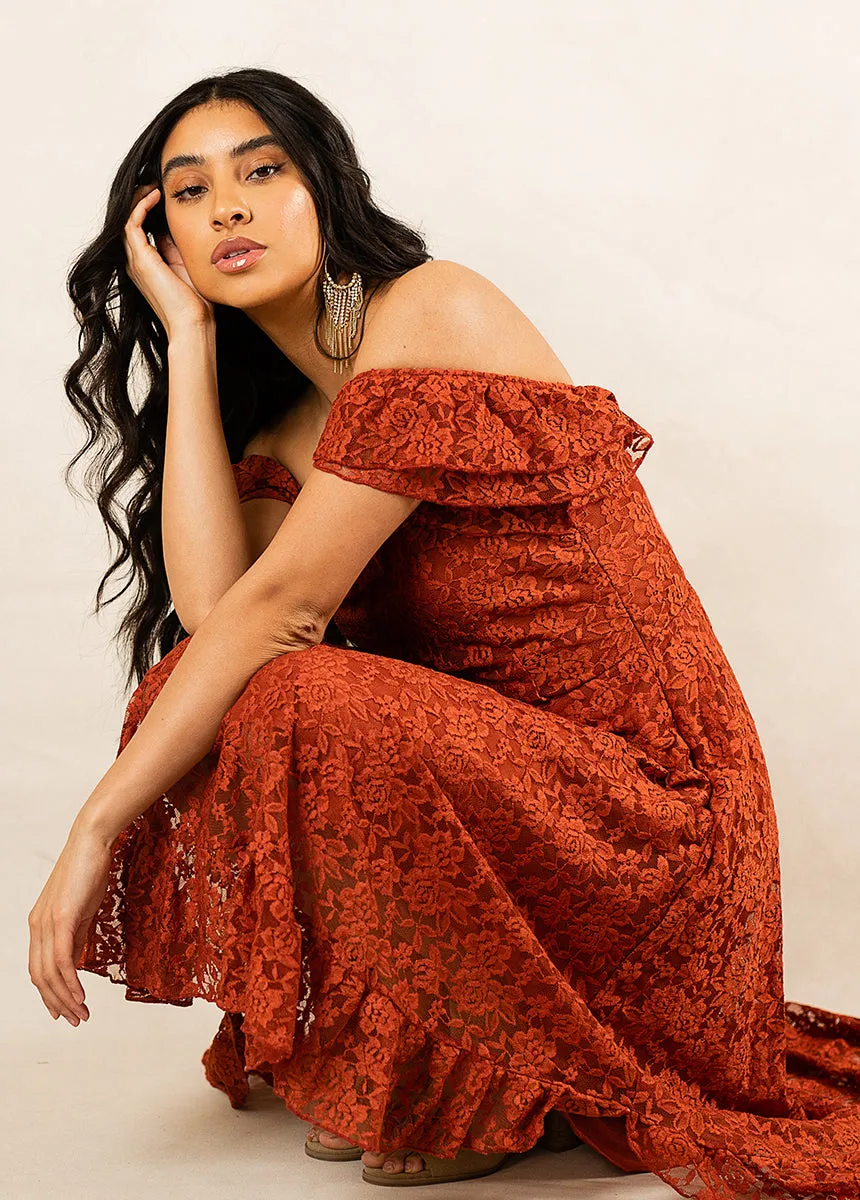 Bette Bridesmaid Dress in Rosewood