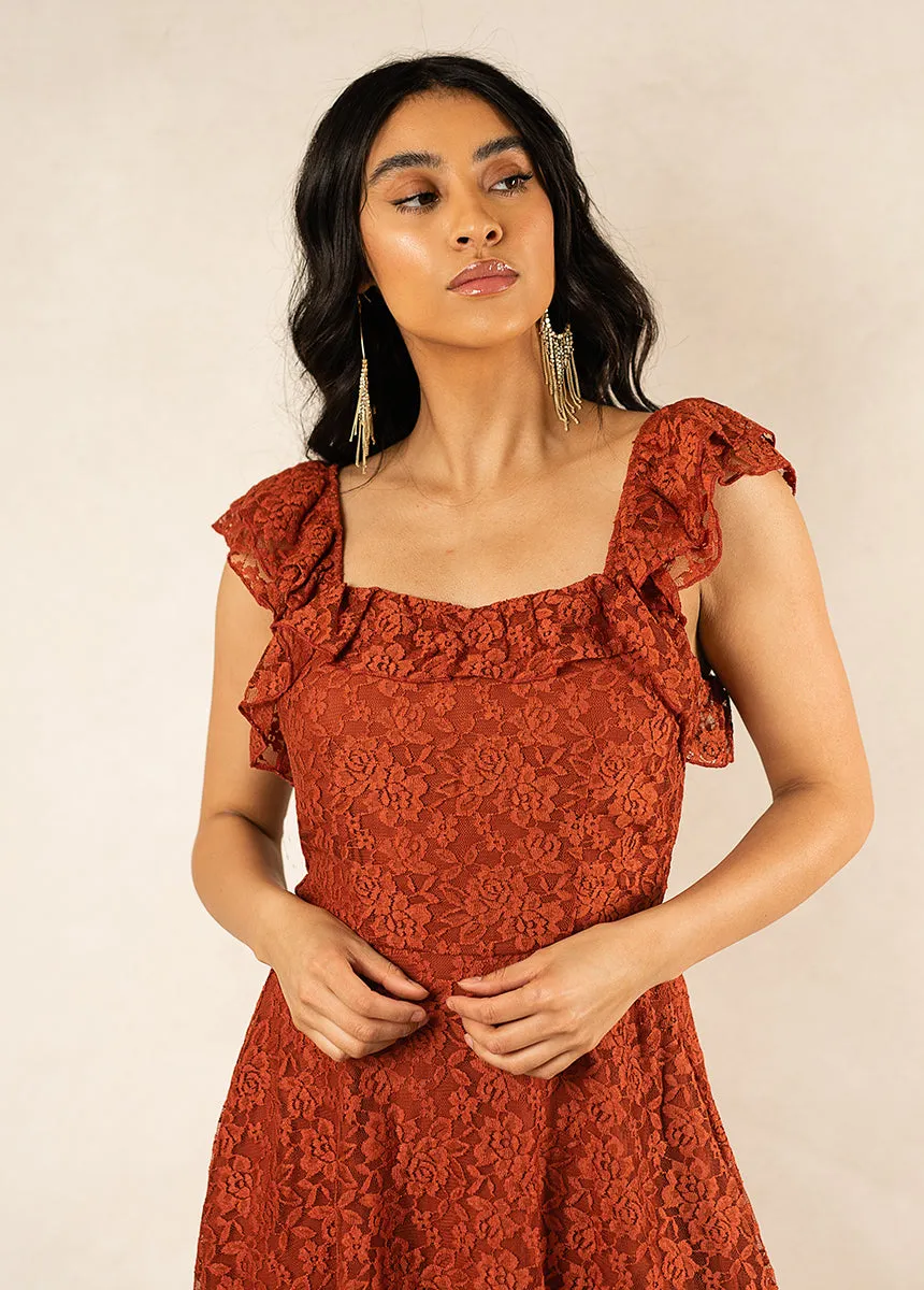 Bette Bridesmaid Dress in Rosewood