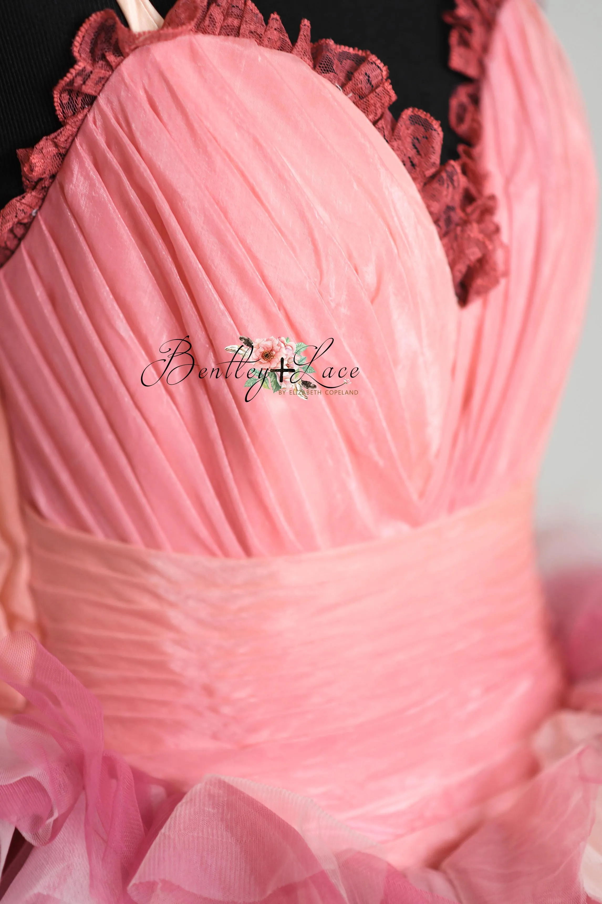 Blush Blossom - Floor Long Couture Rental Gown  (Adult 0-Adult 4)