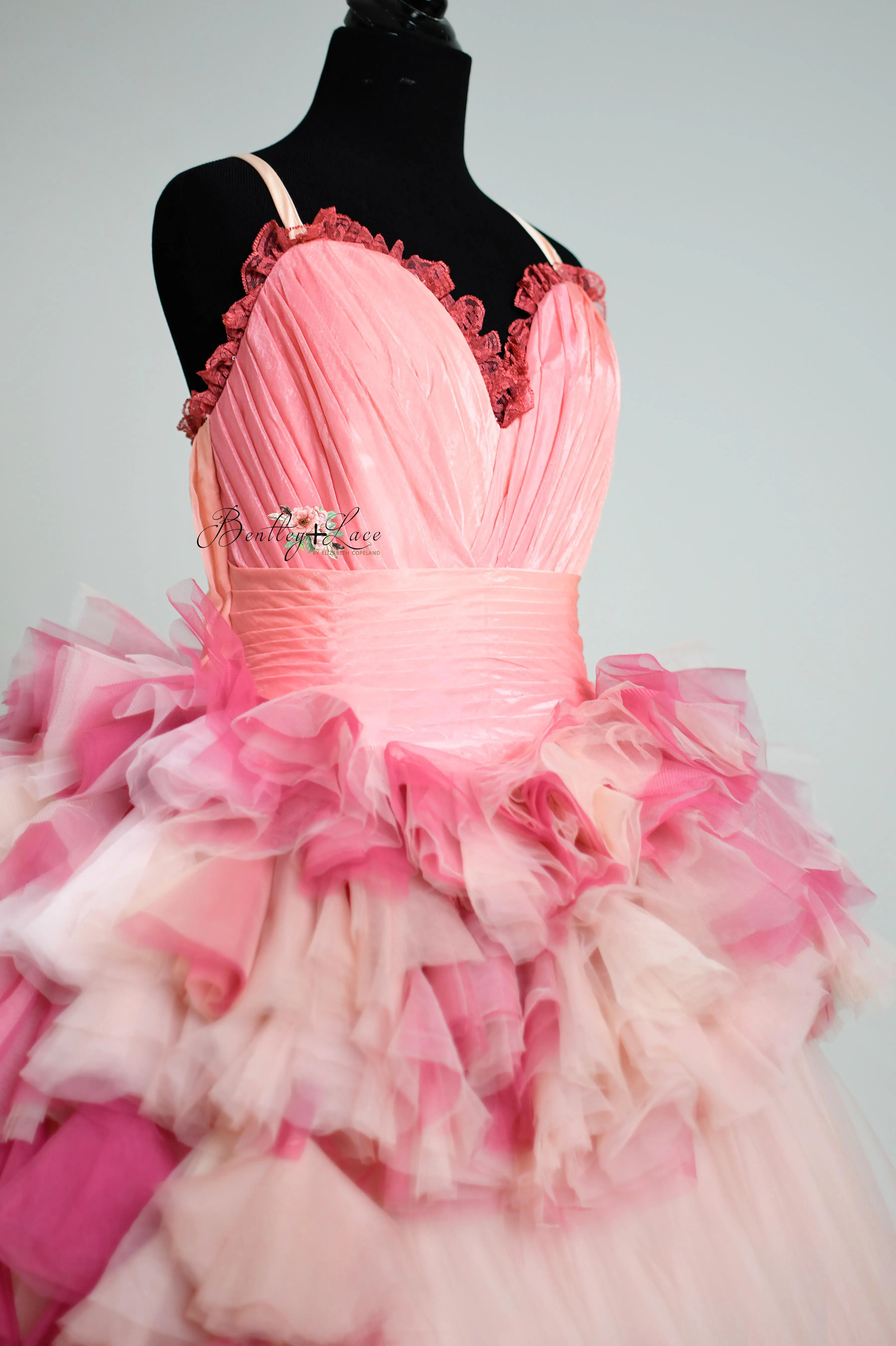 Blush Blossom - Floor Long Couture Rental Gown  (Adult 0-Adult 4)