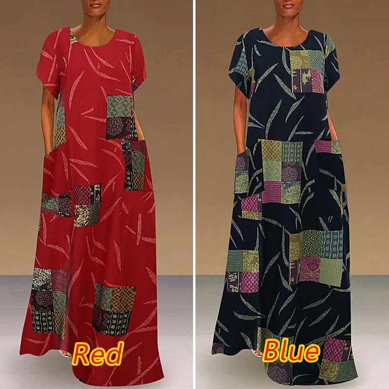 Boho Art Deco Maxi Dress