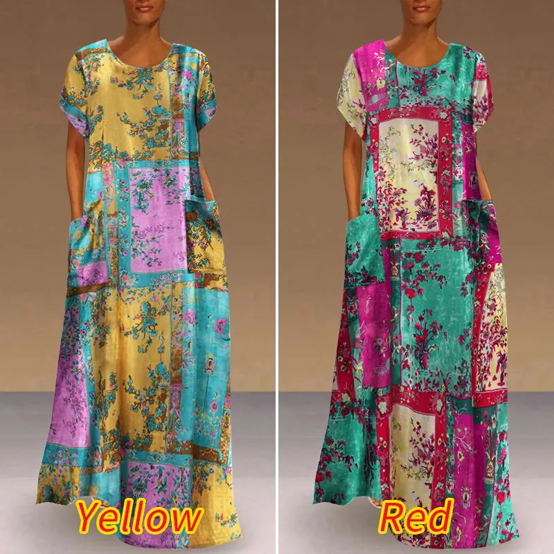 Boho Art Deco Maxi Dress