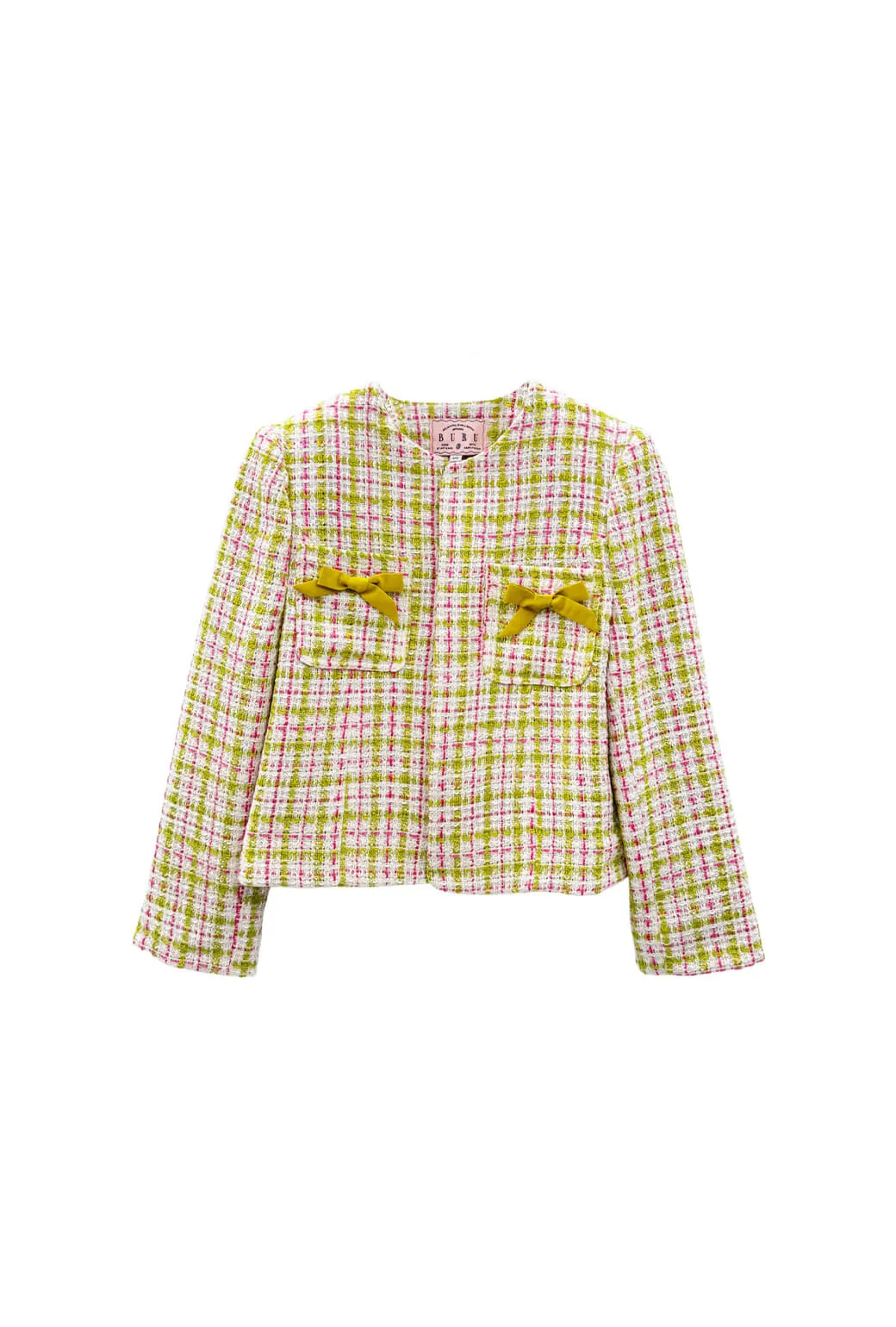 Buru x Old Soul Etiquette Bow Blazer - Spring Tweed