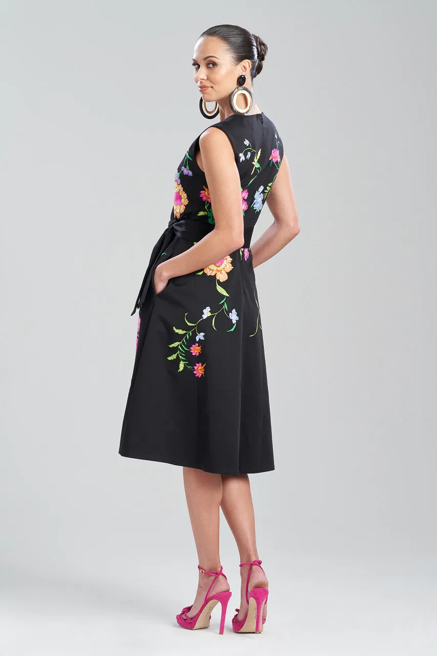 Cotton Chino Belted Dress