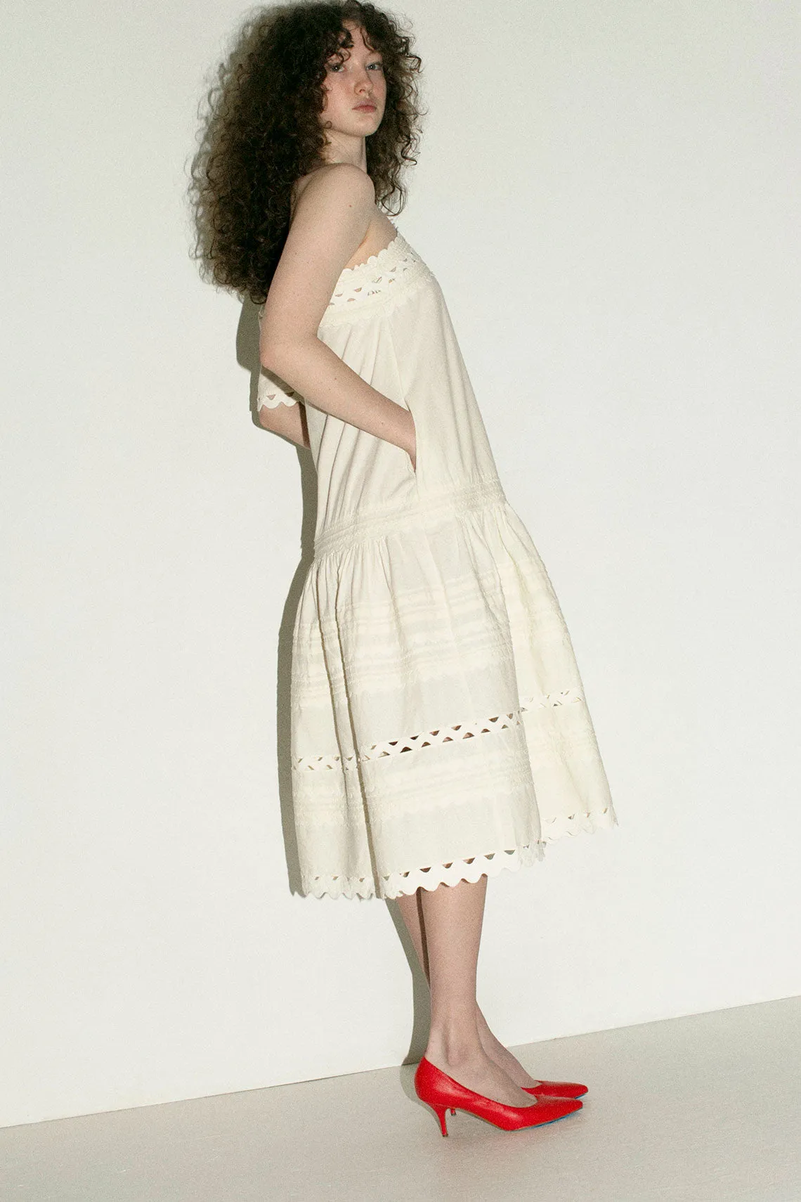 Cream Ric Rac Ryleigh Dress