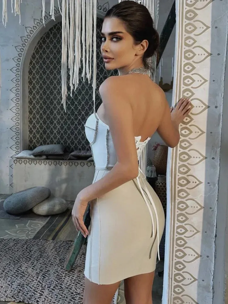 Ethereal Harmony Mini Dress