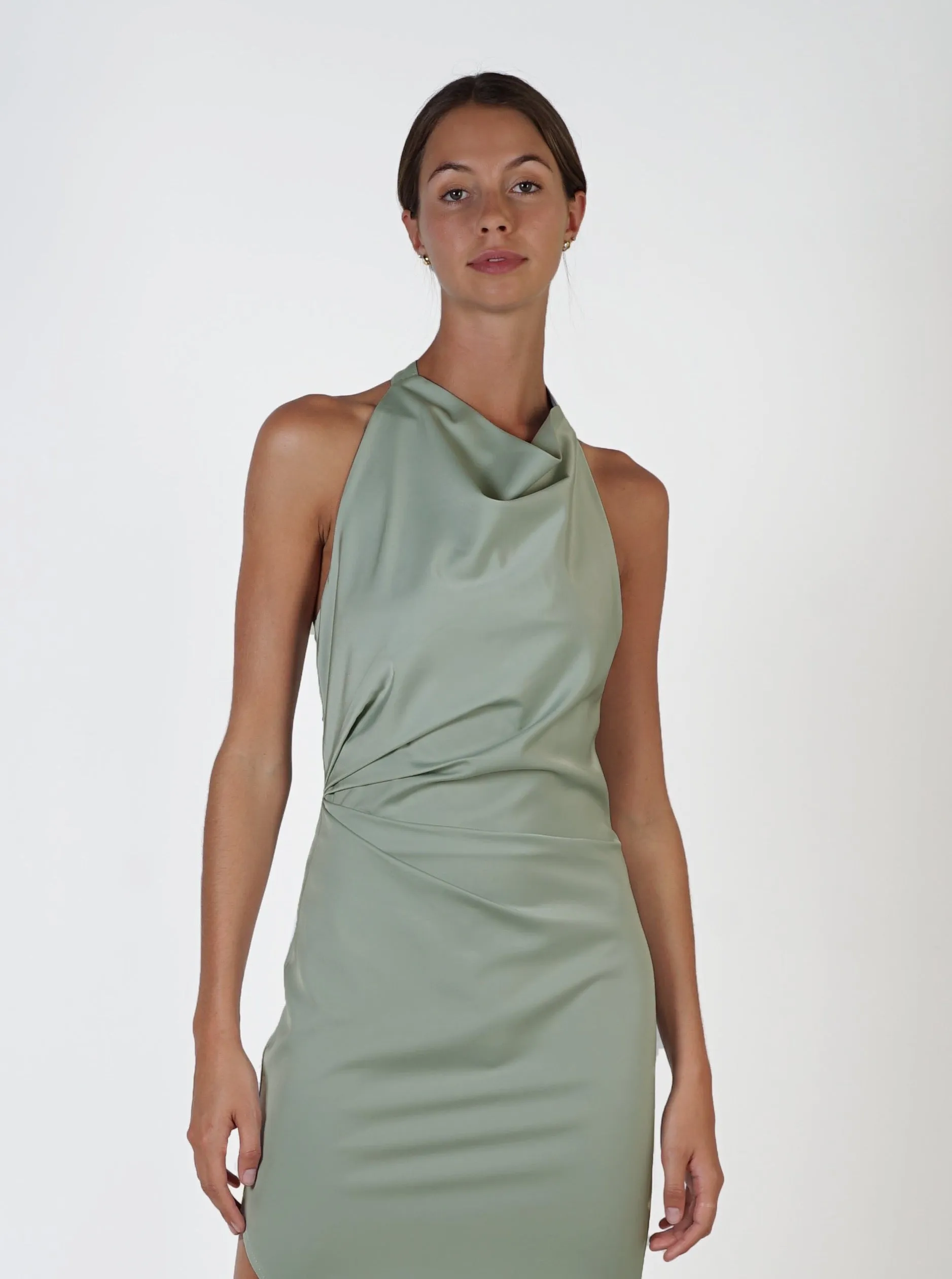 Ethereal Multi-Tie Dress - Sage