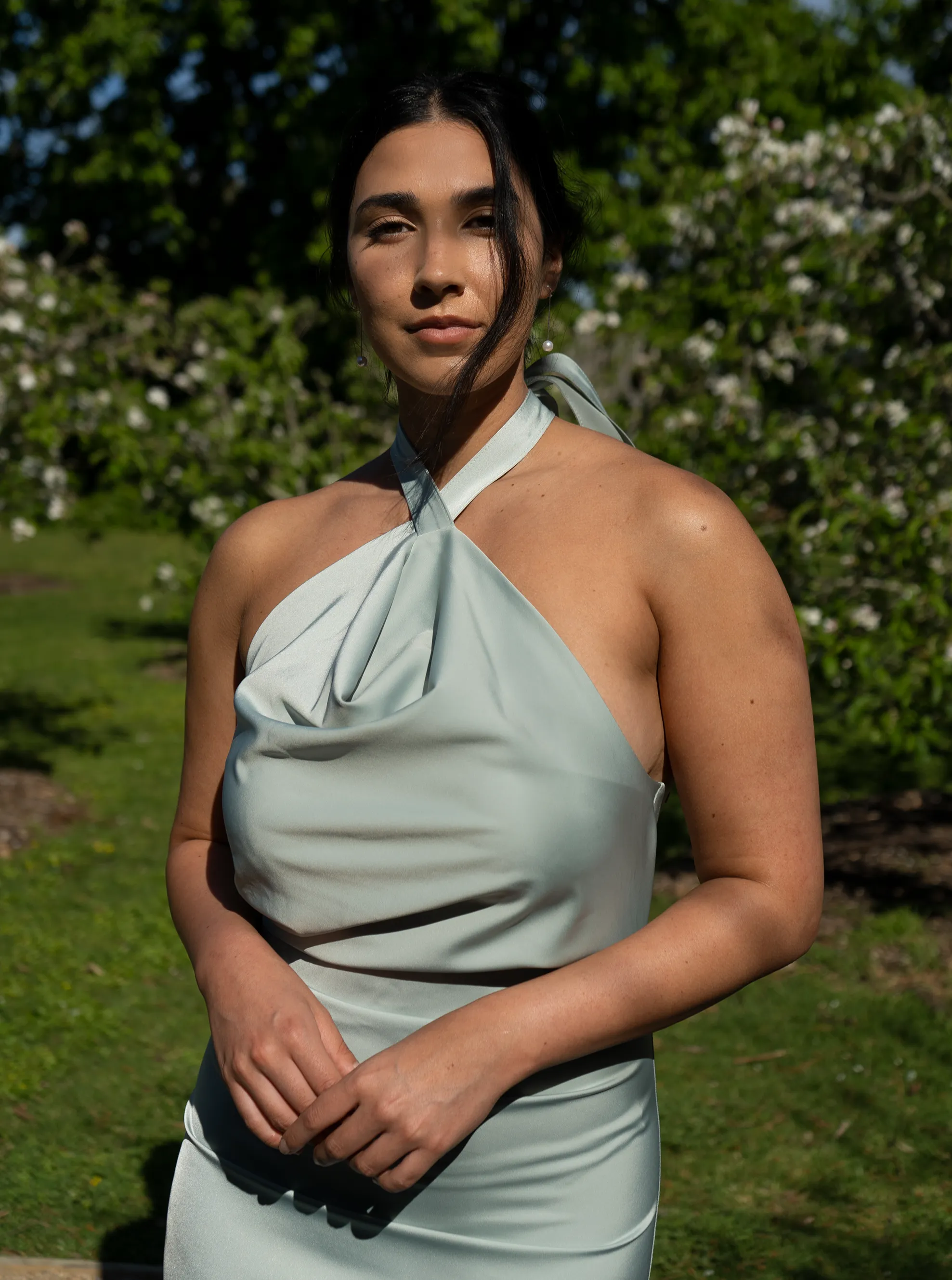 Ethereal Multi-Tie Dress - Sage