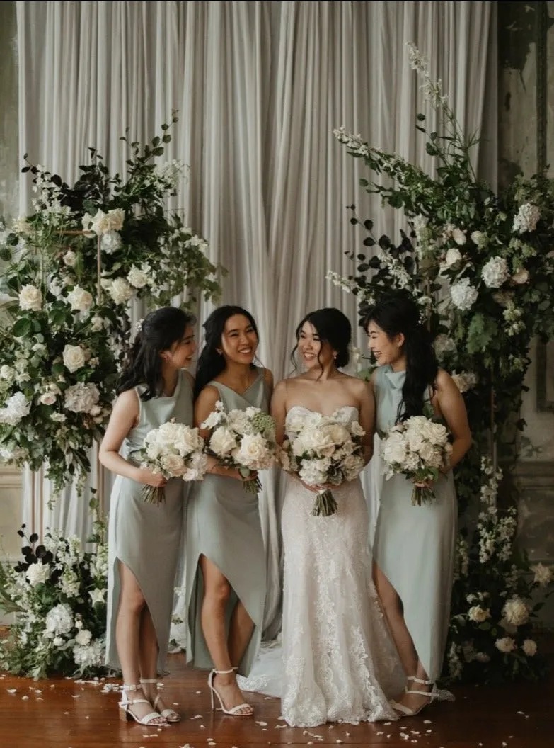 Ethereal Multi-Tie Dress - Sage
