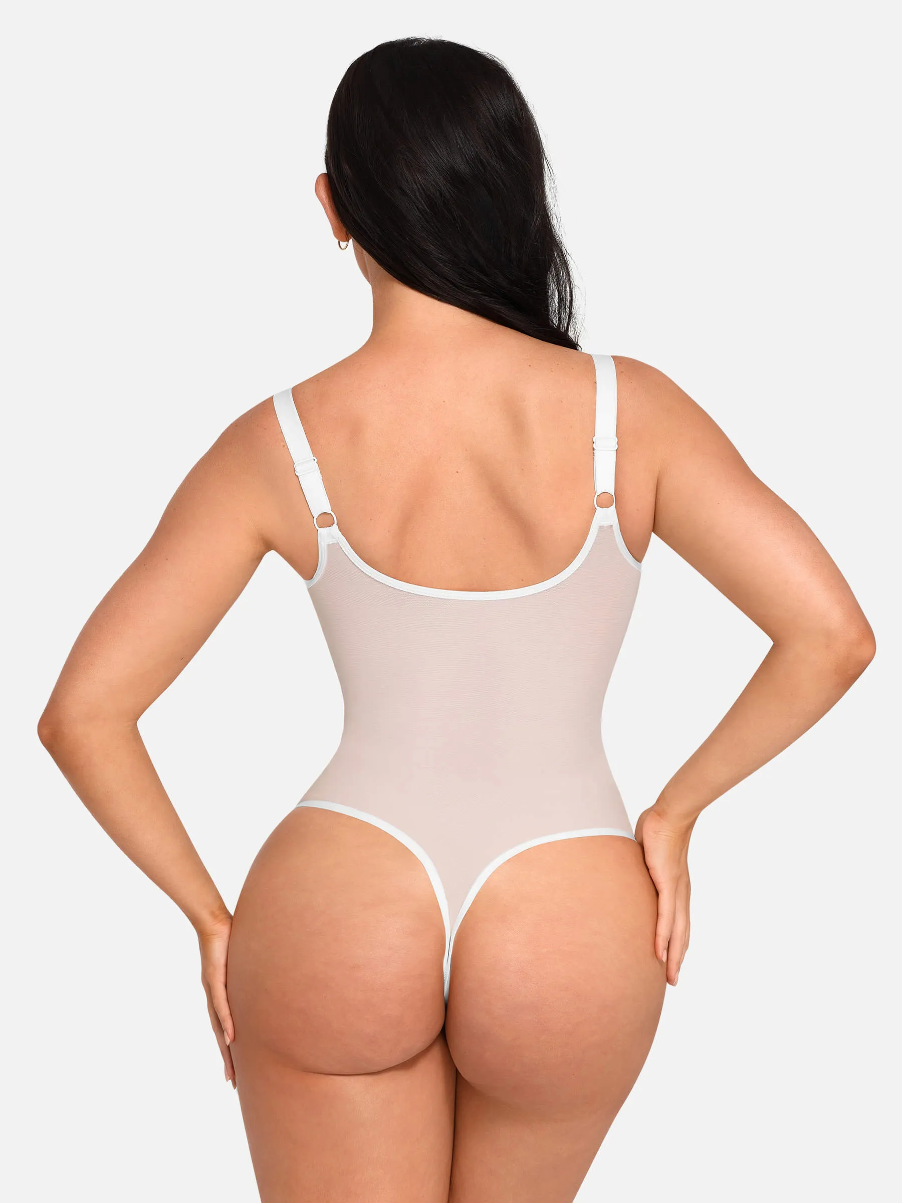 Feelingirl Tummy Control Thong Sculpting Daily Wear Shapewear Bodysuit