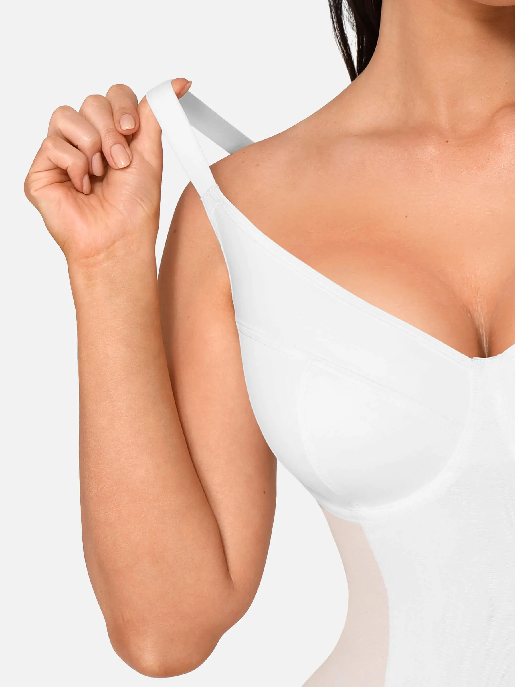 Feelingirl Tummy Control Thong Sculpting Daily Wear Shapewear Bodysuit