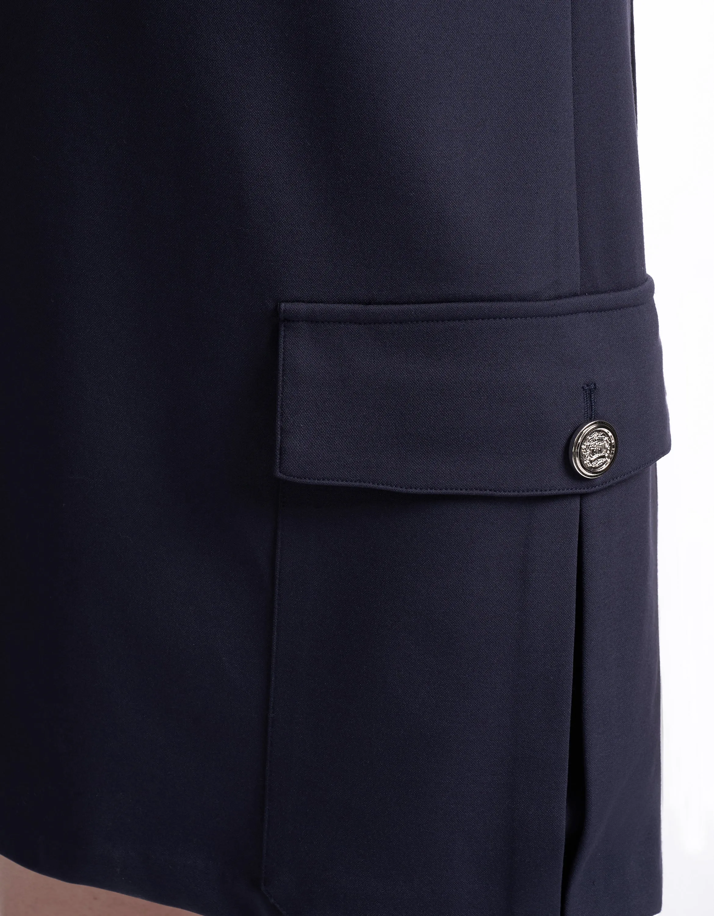 Flap Pocket Detail Dress