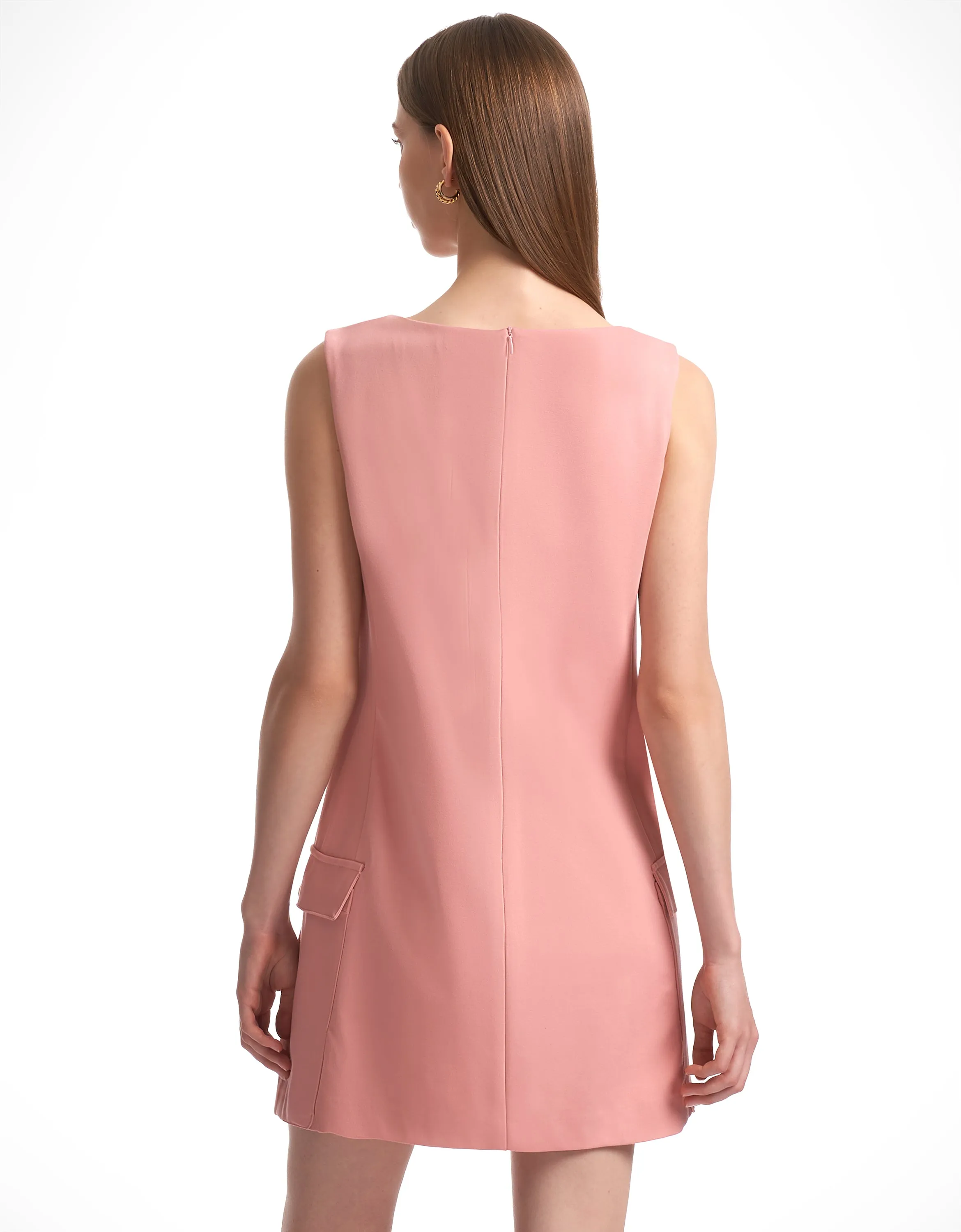 Flap Pocket Detail Dress
