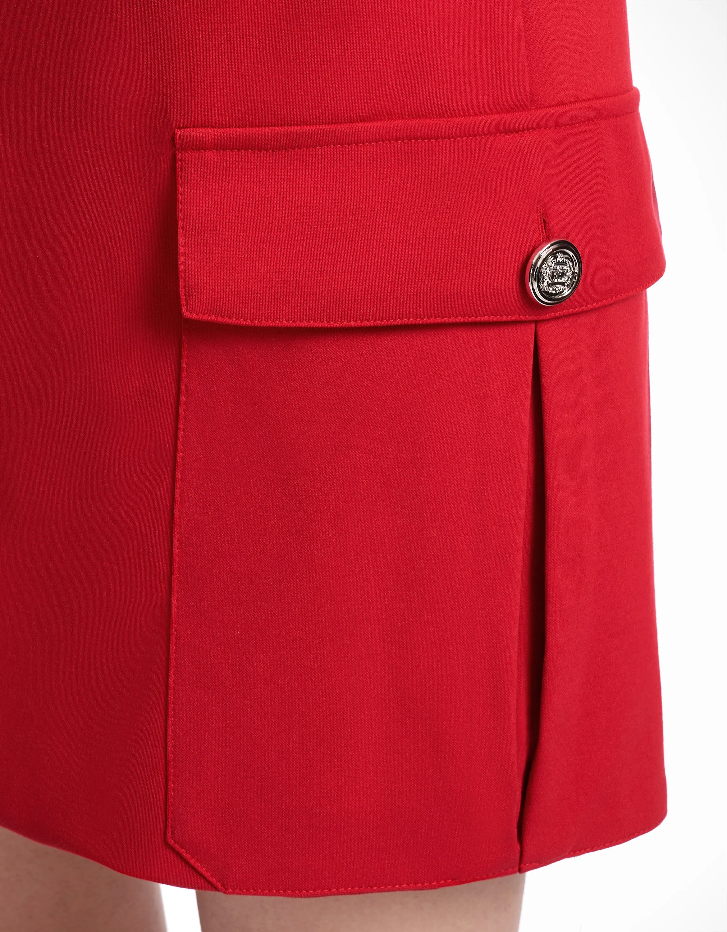 Flap Pocket Detail Dress