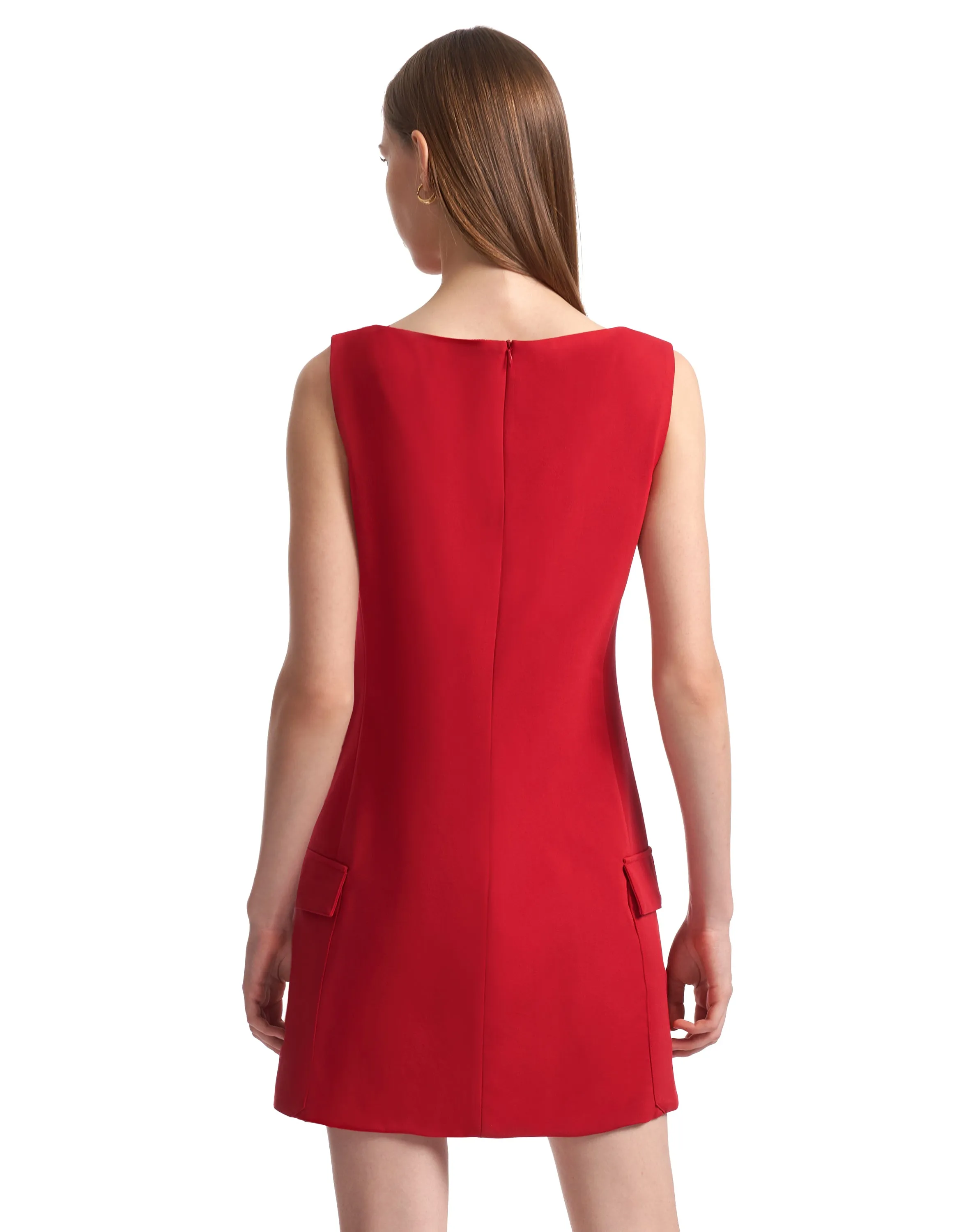 Flap Pocket Detail Dress