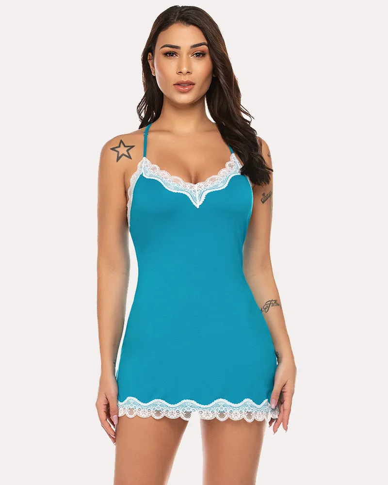 Full Slip Chemise Cotton Dress