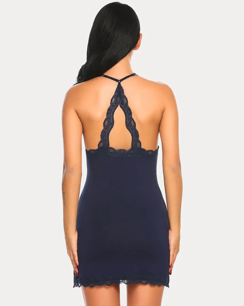 Full Slip Chemise Cotton Dress