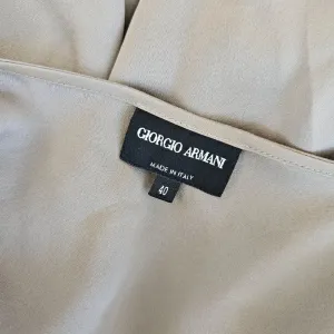 Giorgio Armani grey and white dress