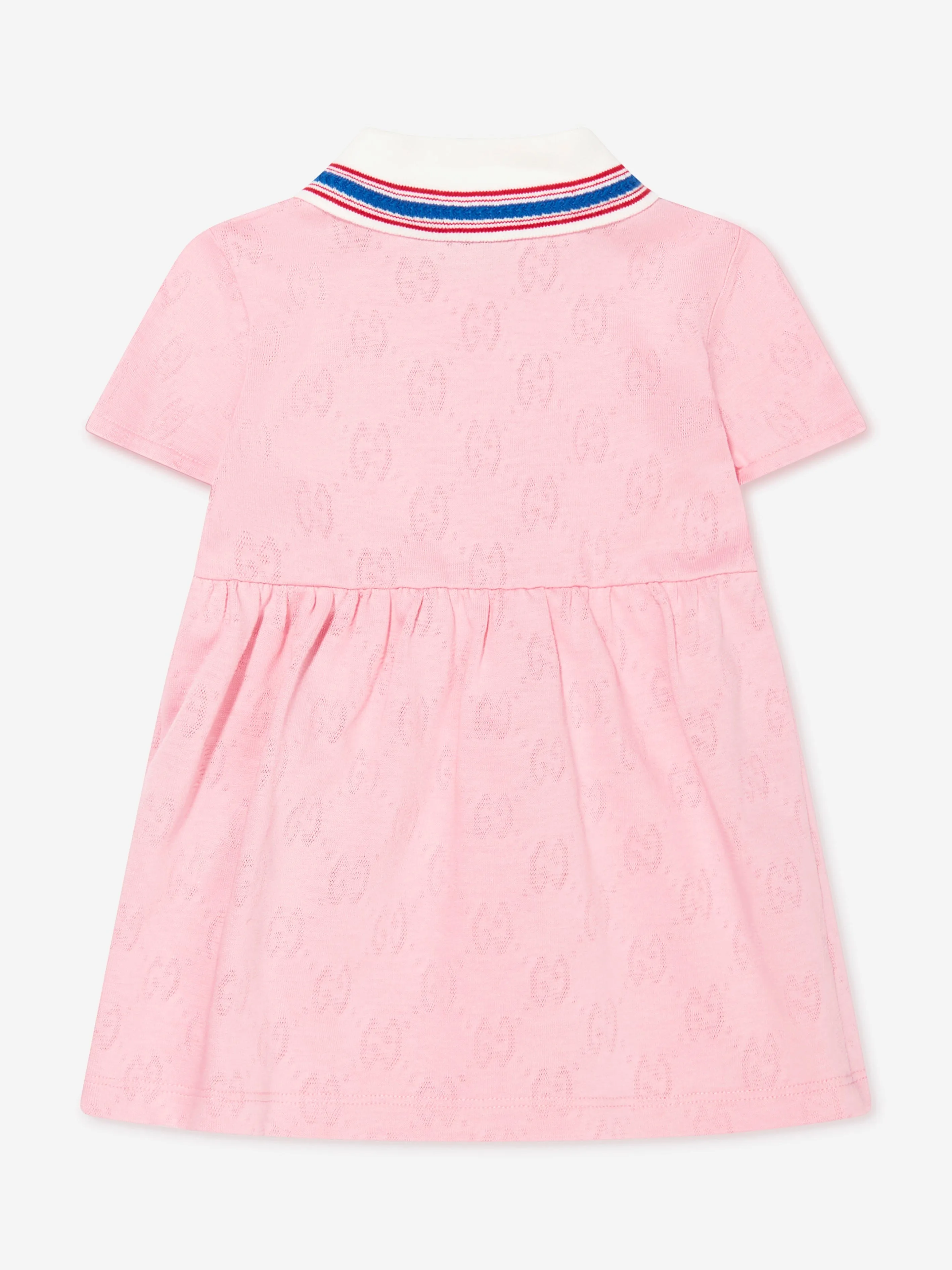 Gucci Baby Girls GG Jacquard Dress in Pink
