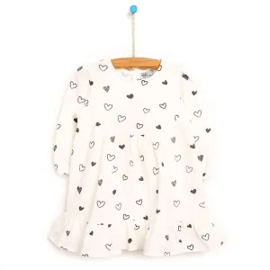HelloBaby Basic Baby Girl Heart Printed - Beige
