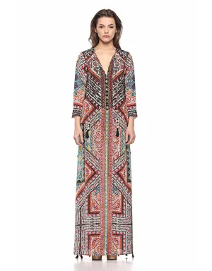 Hemant and Nandita Rili Art Long Dress