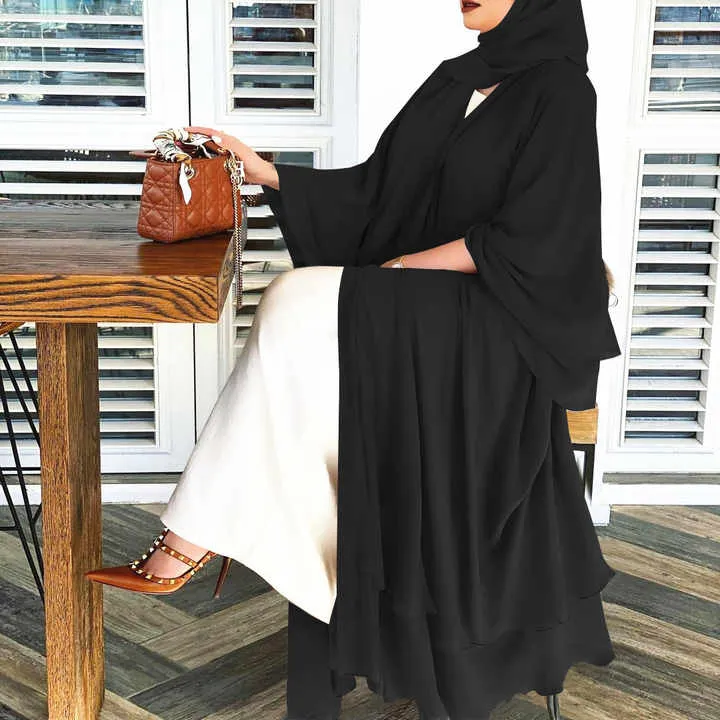 Hot Sale Chiffon Abaya WIth Hijab-عباية شيفون