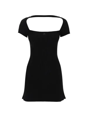 Hyperbole Ribbed Mini Dress