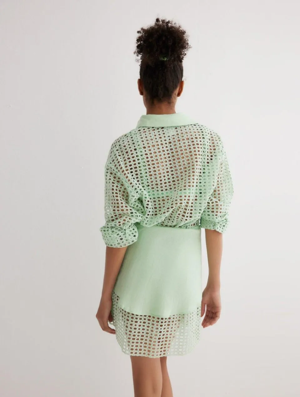 Jesabel Mint Green Dress