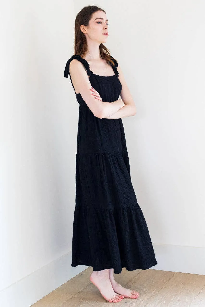 Jordan Tie Shoulder Maxi Dress