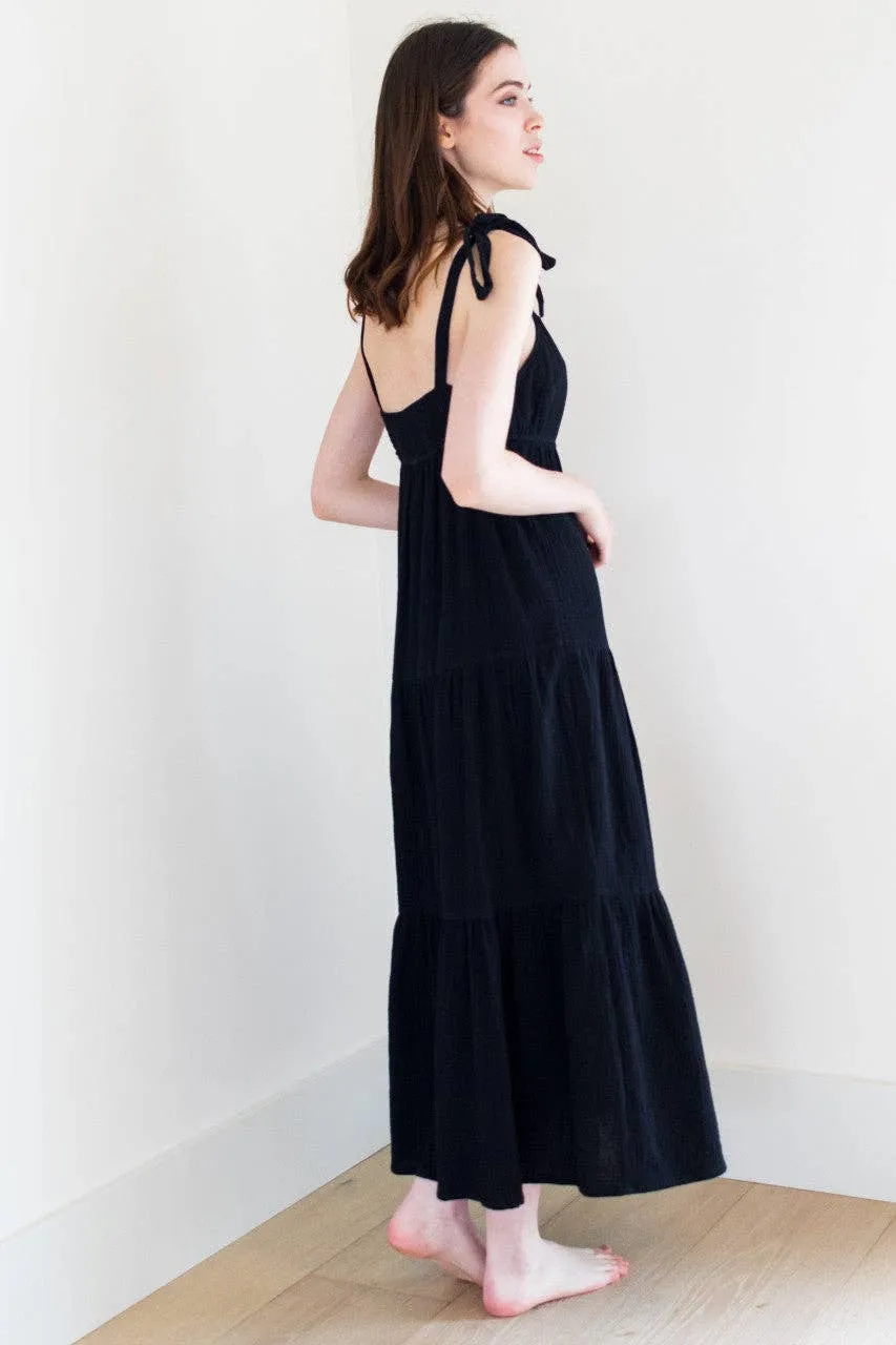 Jordan Tie Shoulder Maxi Dress