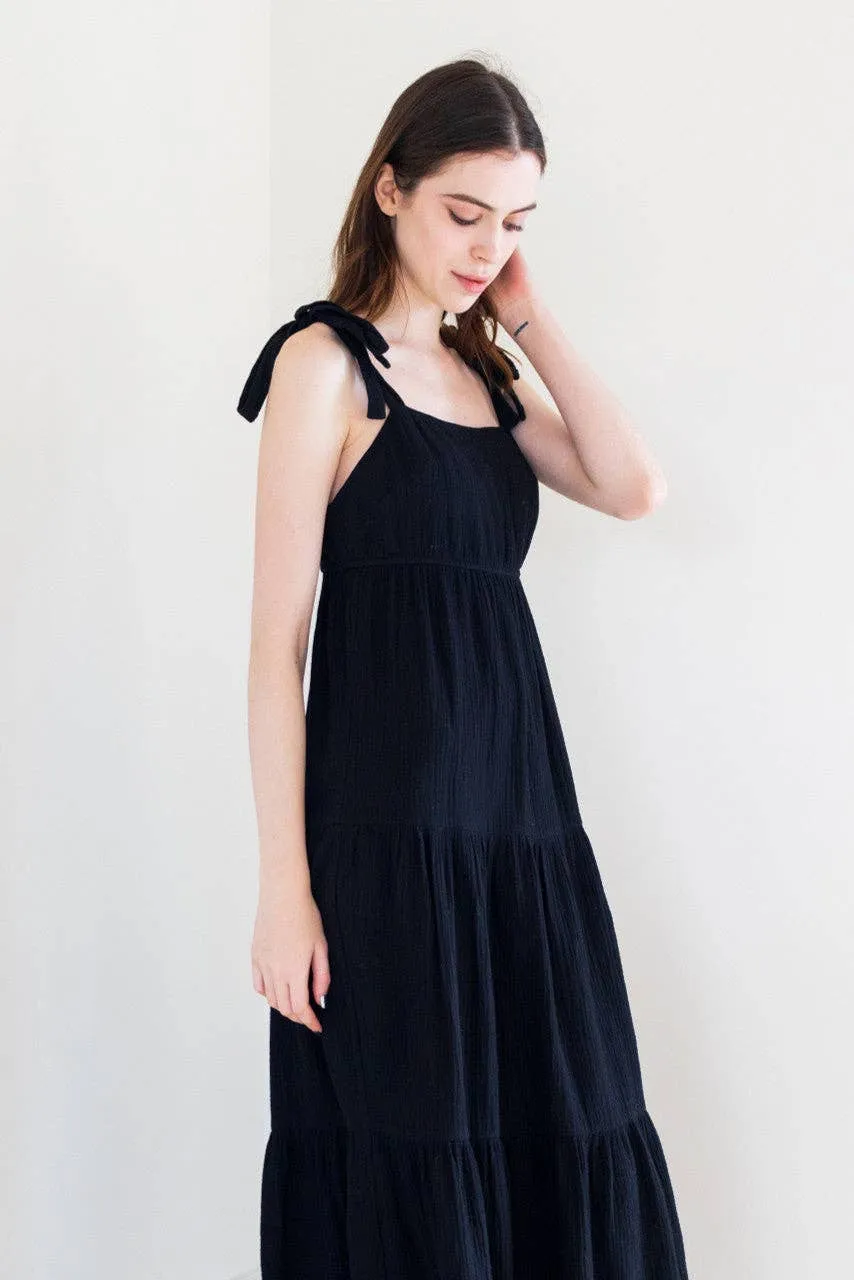 Jordan Tie Shoulder Maxi Dress