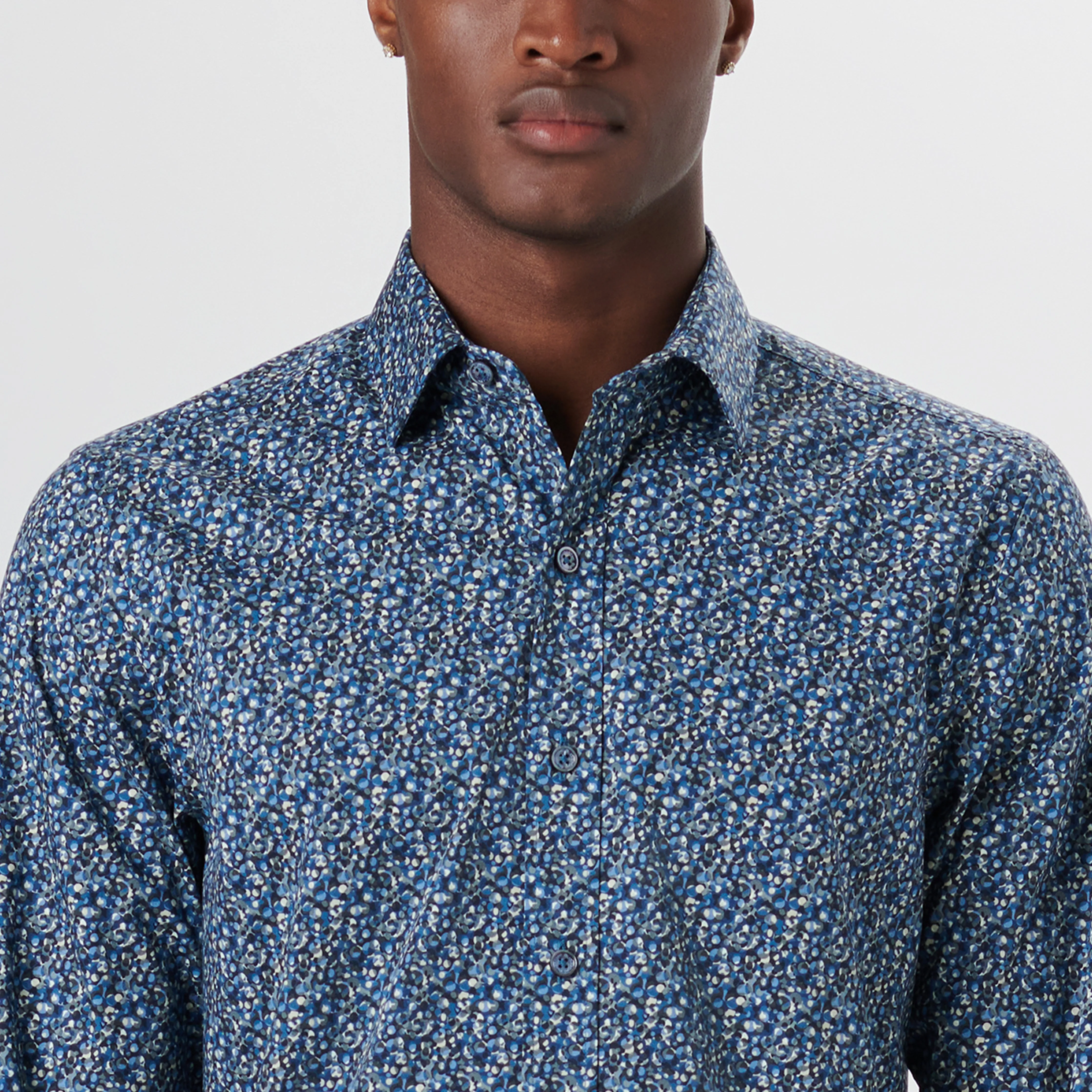 JULIAN Abstract Print Shirt