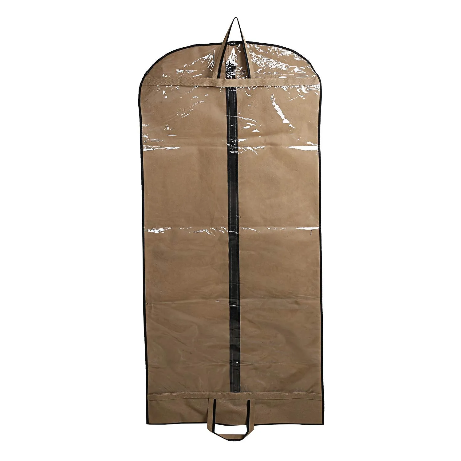 Kuber Industries Non Woven 3 Pieces Long Suit Sherwani Cover (Brown) -NEWTC5872
