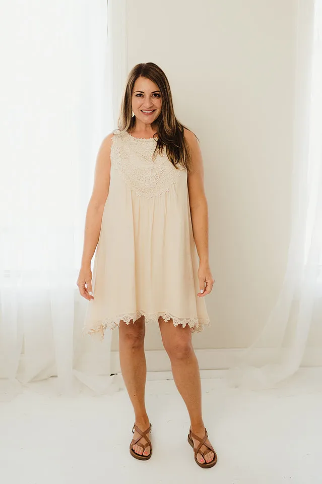 Lace Trim Dress