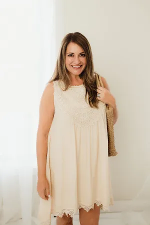 Lace Trim Dress