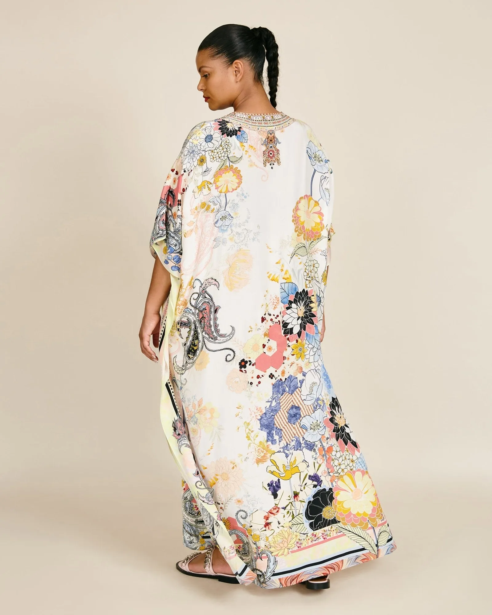 Lace Up Kaftan | Britain Boquet
