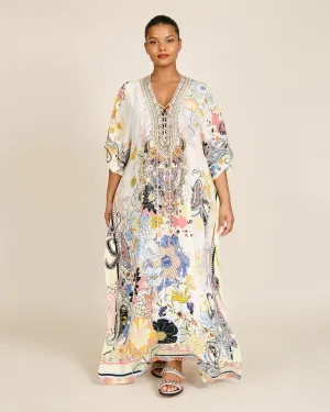 Lace Up Kaftan | Britain Boquet