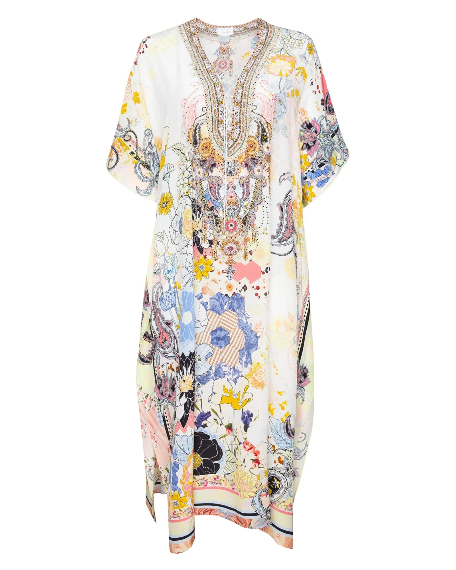 Lace Up Kaftan | Britain Boquet
