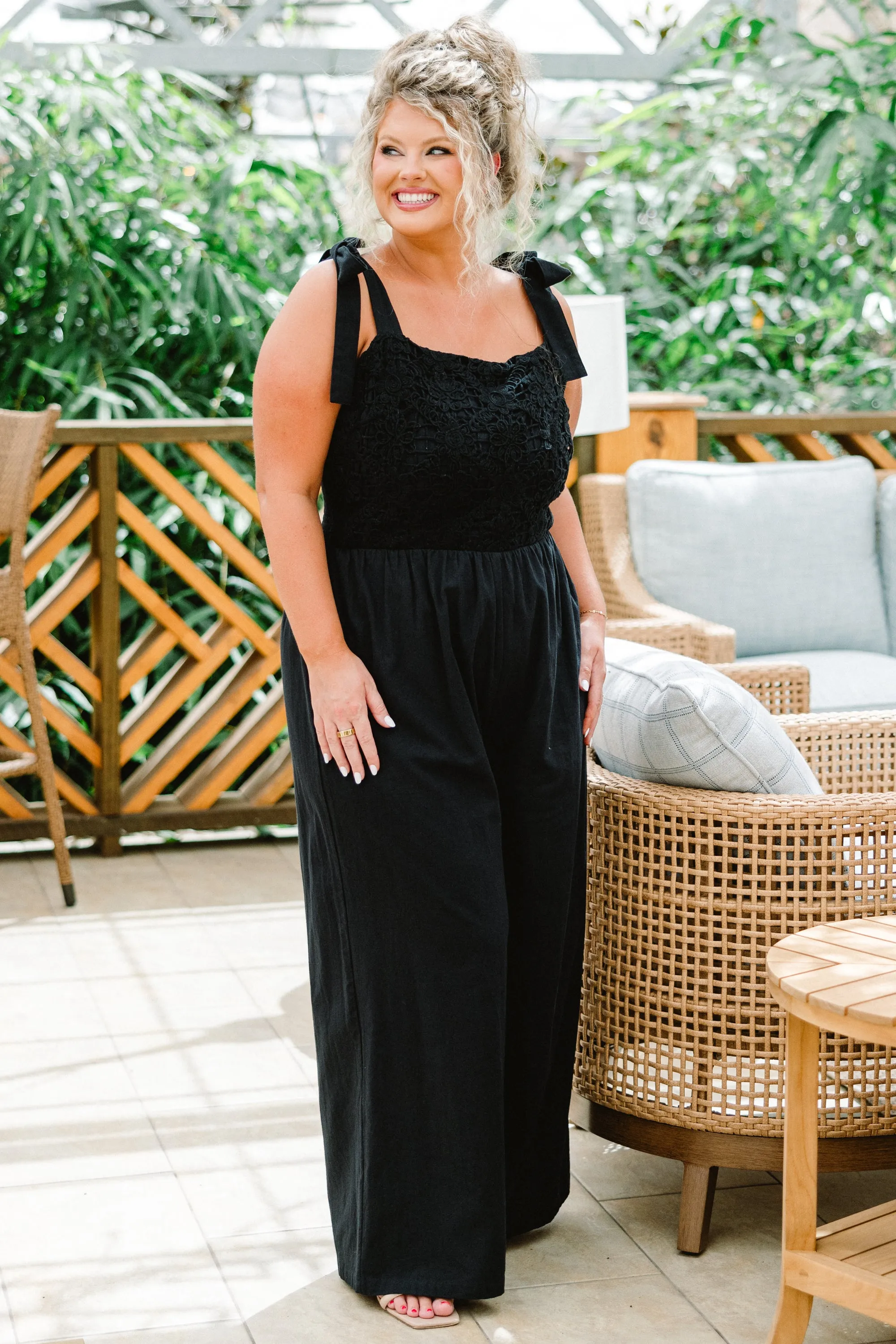 Let's Dance Tonight Jumpsuit, Black