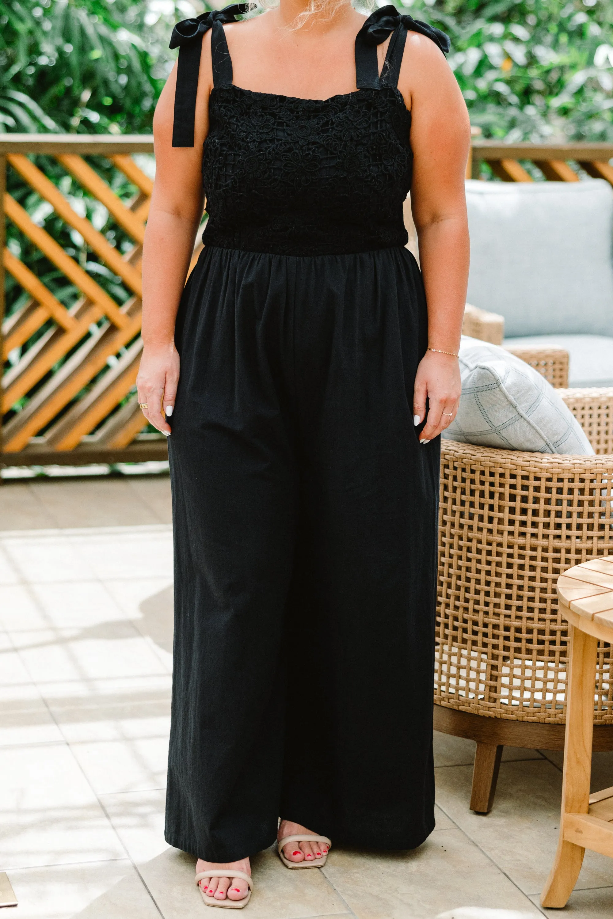 Let's Dance Tonight Jumpsuit, Black