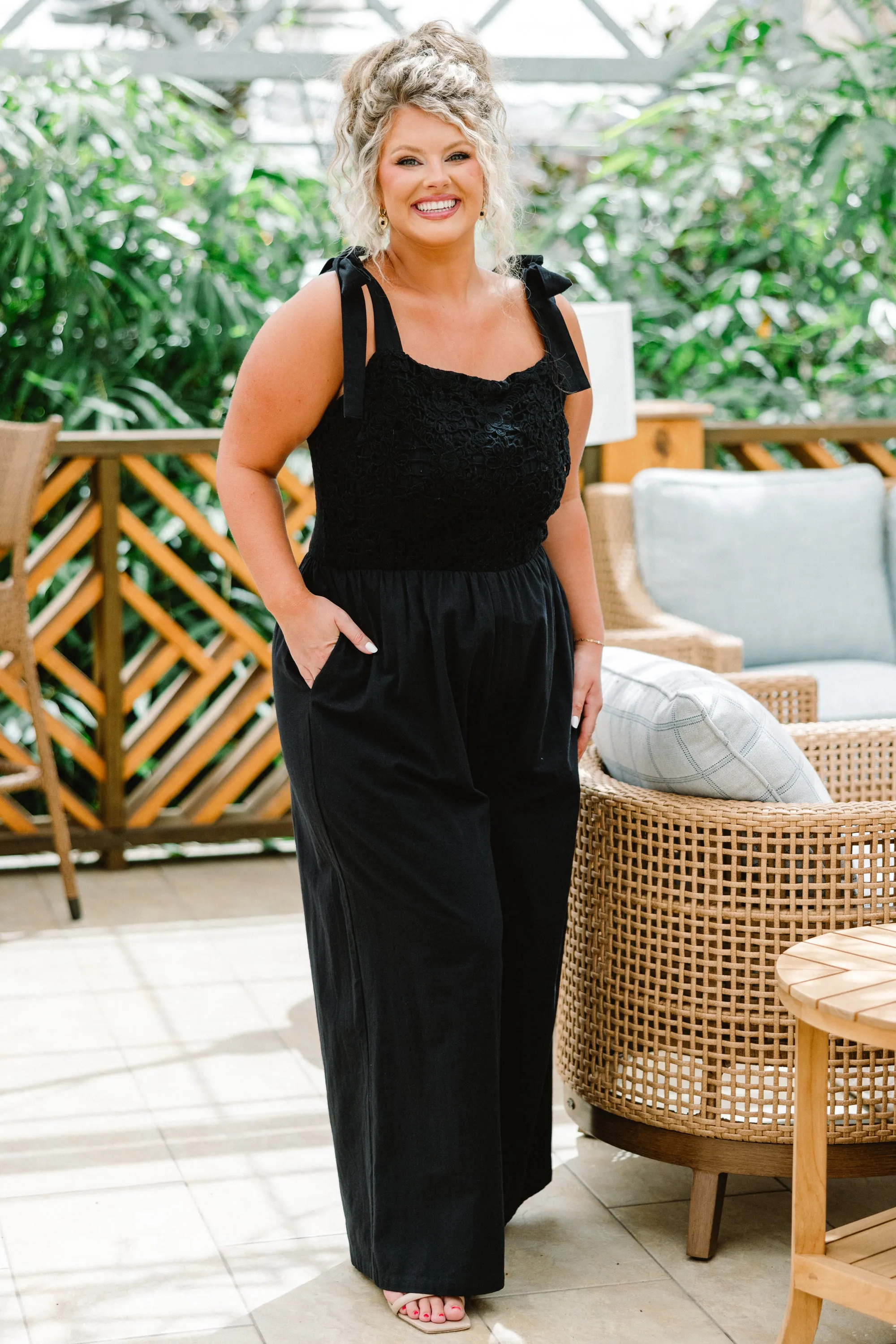 Let's Dance Tonight Jumpsuit, Black