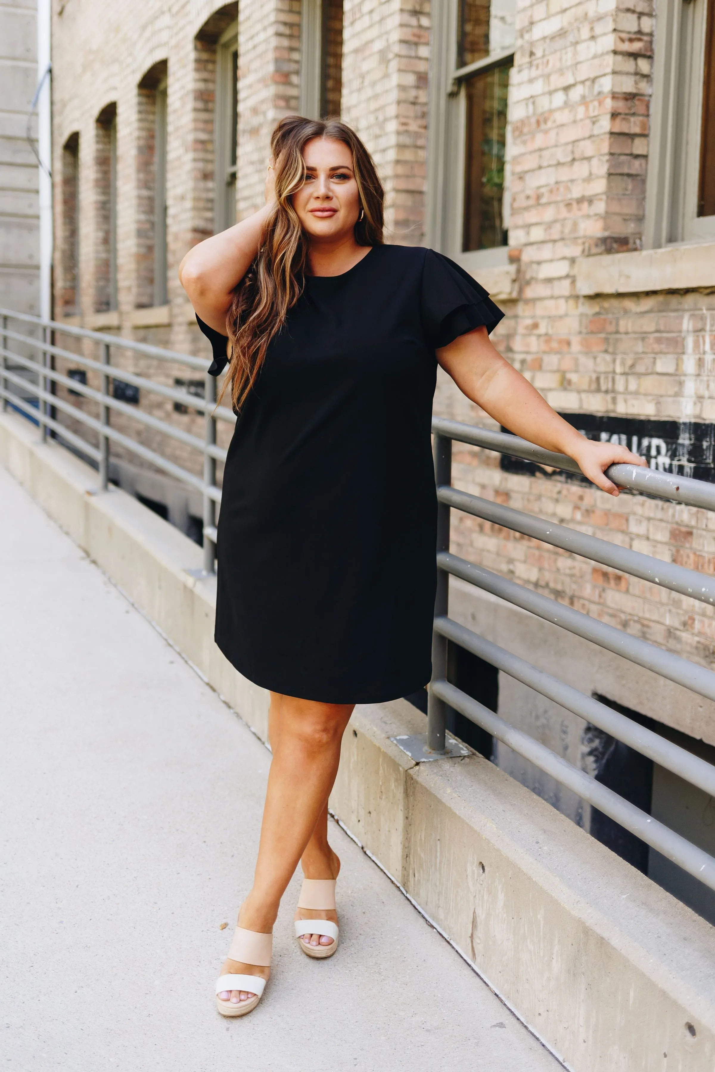 Look Like Royalty Dress In Black