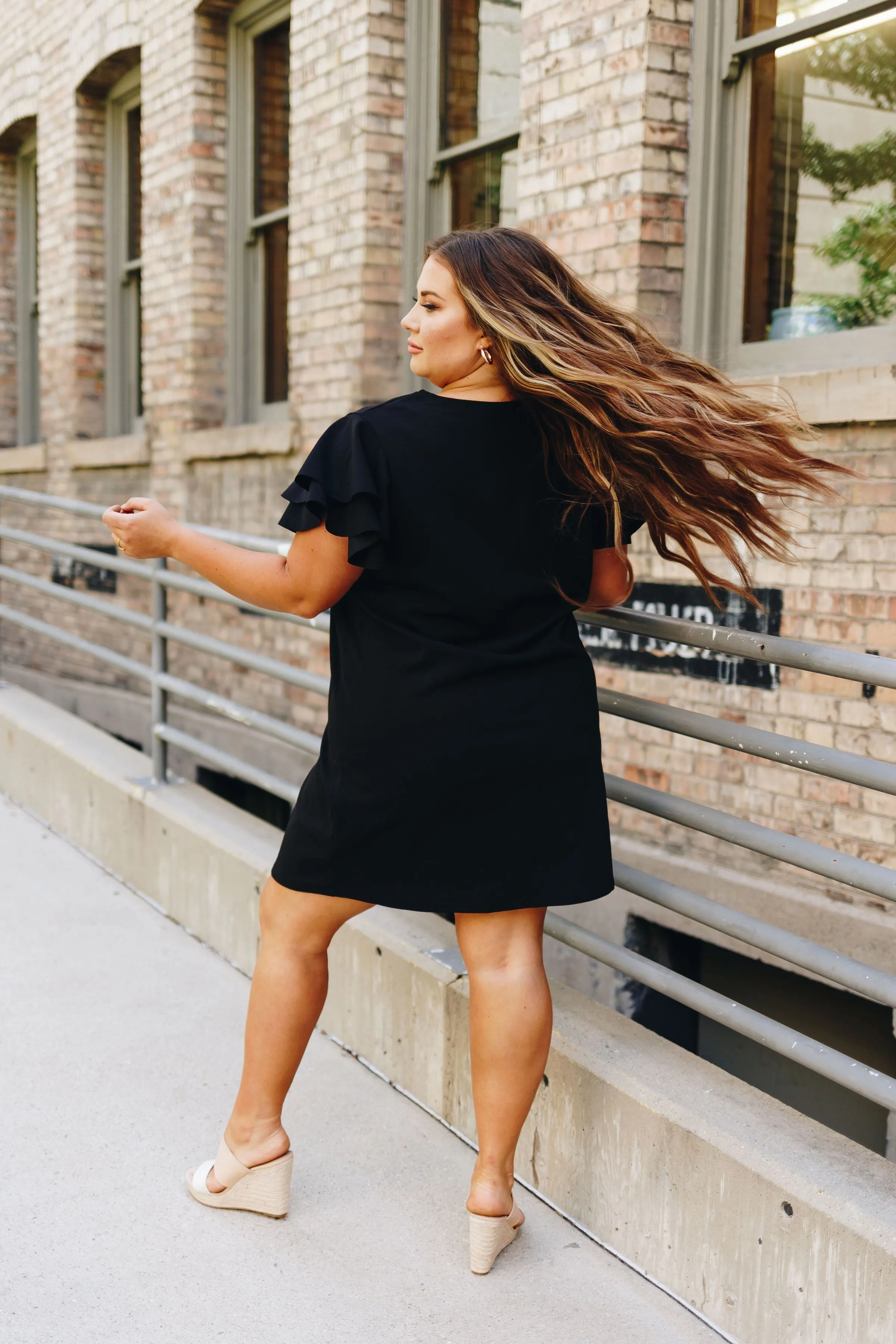 Look Like Royalty Dress In Black