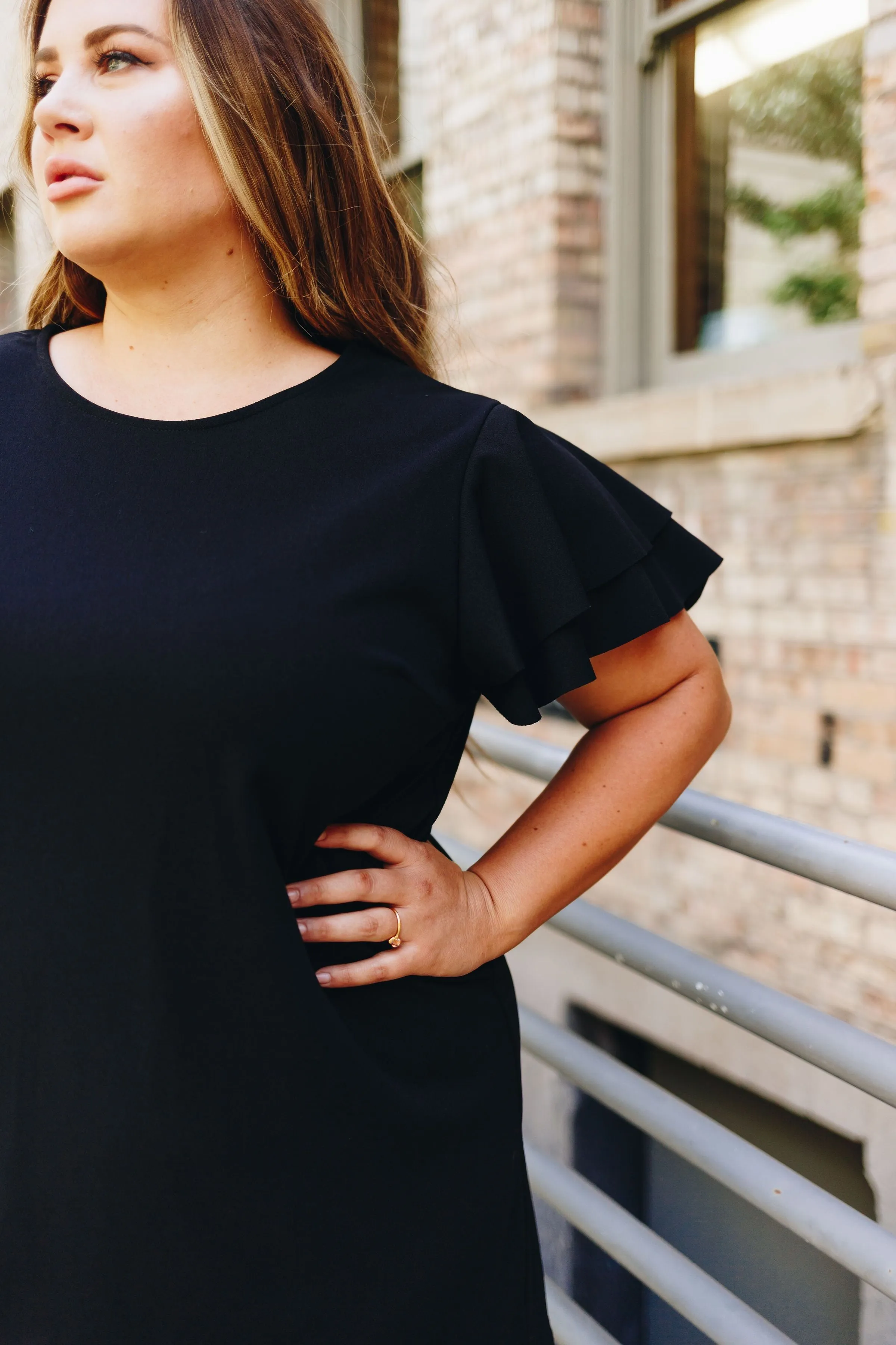 Look Like Royalty Dress In Black
