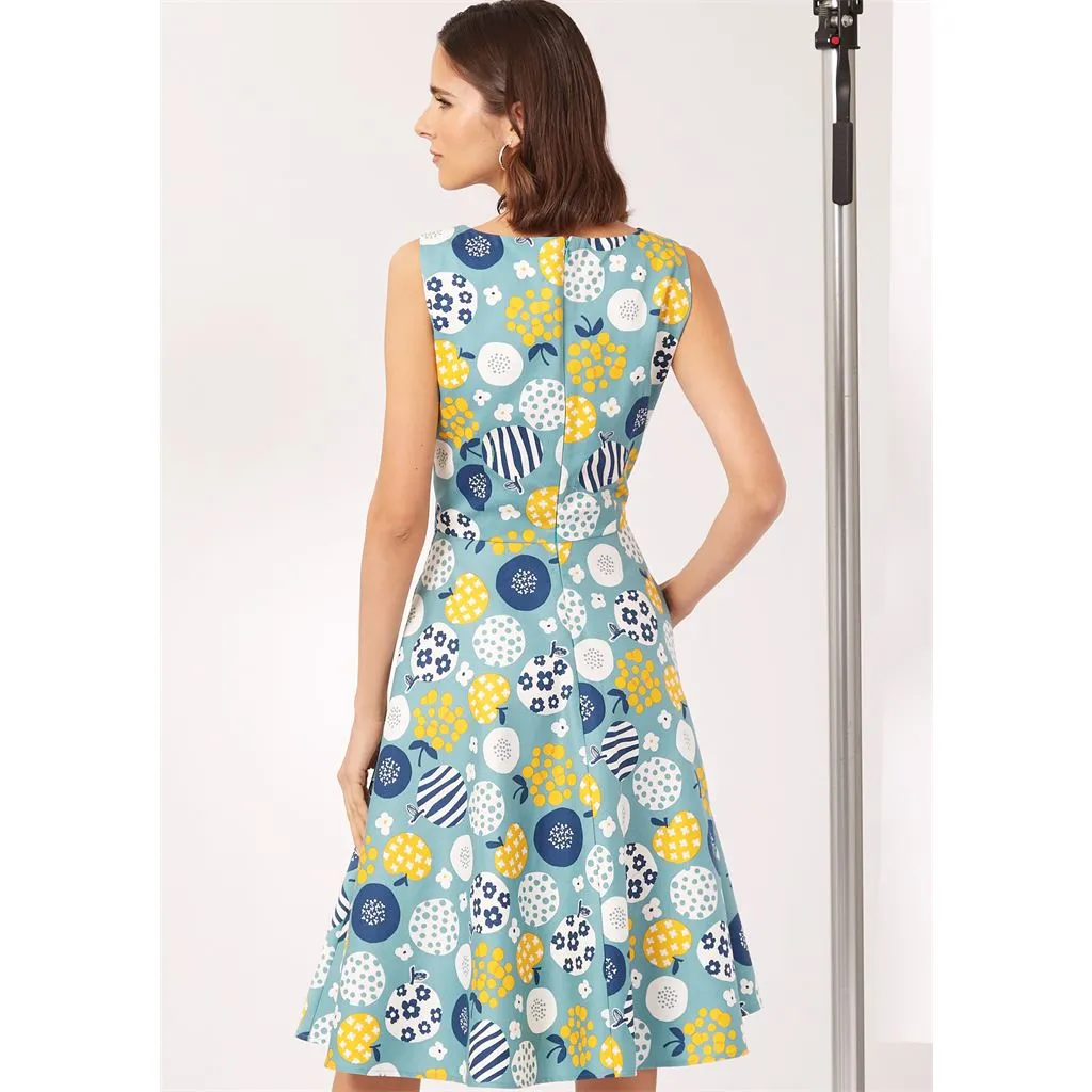 New Look Sewing Pattern N6748 Misses' Dress With Sleeve Variations